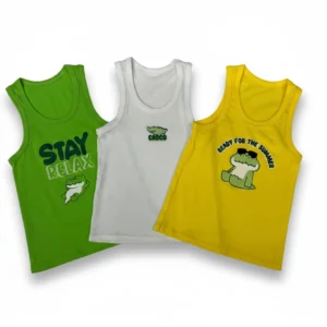 Set 5 piezas varios colores playera c/tirantes    estampado