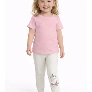 Set 2 piezas pantalon  con playera manga corta con estampado